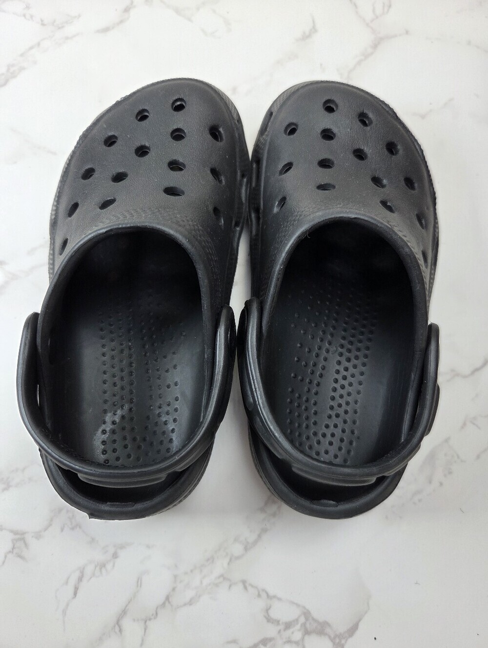 Kids Black Comfort Clog Shoes For Boys (B26)